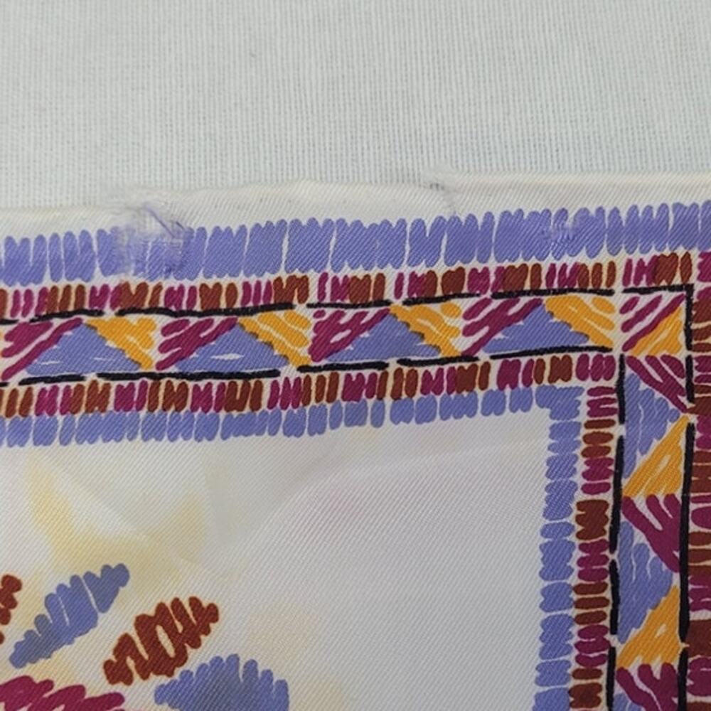 Vintage Floral Scroll Rectangular Abstract Art Ac… - image 6